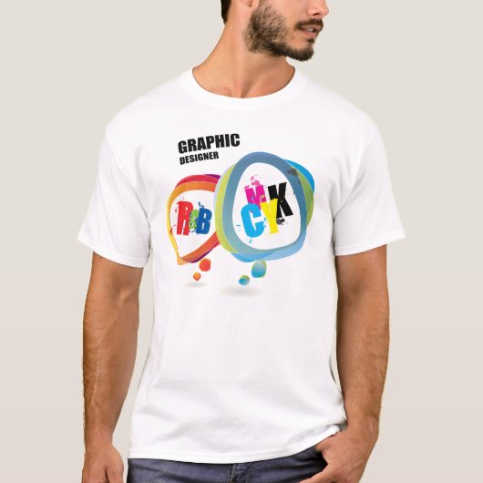 Grafische designer t-shirt (Voorkant)