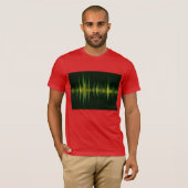 Grafische Equalizer Mannen T-Shirt (Voorkant volledig)