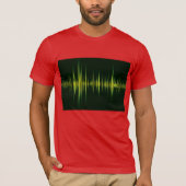 Grafische Equalizer Mannen T-Shirt (Voorkant)