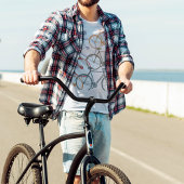 Grafische fietsen / fietsen t-shirt