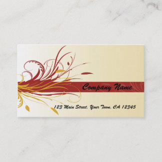 Grafische Floral Visitekaartje