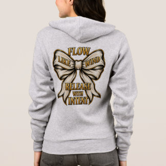 Grafische 'Flow Like Wind Release With Intent' Hoodie
