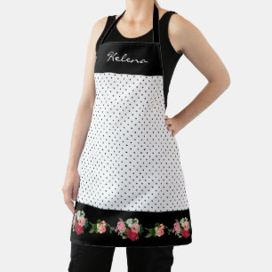 Grafische gepersonaliseerde Polka Dots met de Gren Schort