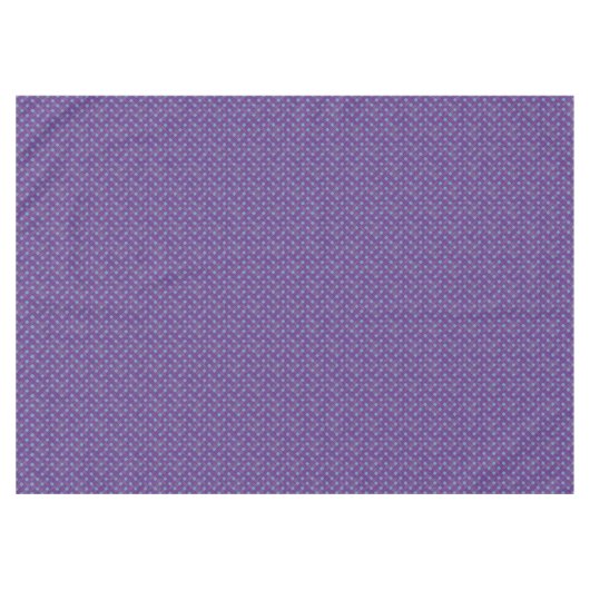 Grafische Geweven Paarse Rattan op Custom Blue Tafelkleed (Voorkant (Horizontaal))