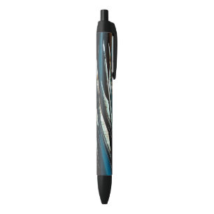 Grafische golfgolf zwarte inkt pen