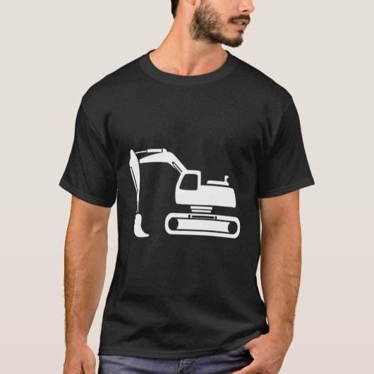 Grafische graafmachine van het Shirt (Voorkant)