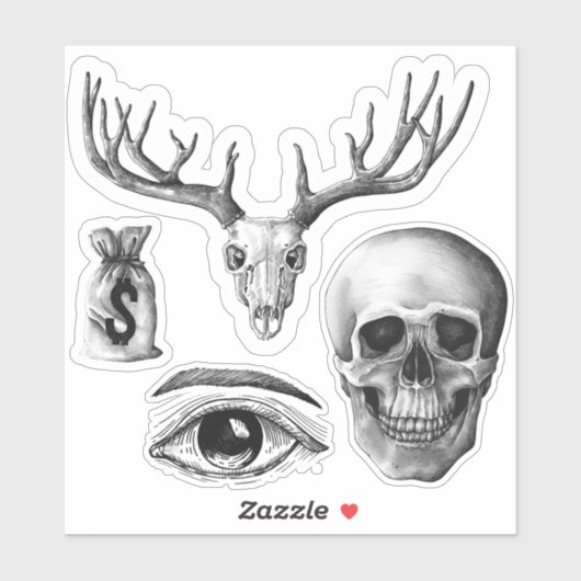  grafische kaart sticker (Vel)