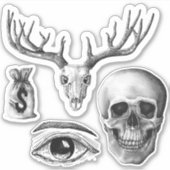  grafische kaart sticker (Voorkant)