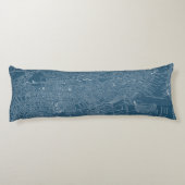 Grafische kaart van Boston Lichaamskussen (Achterkant)