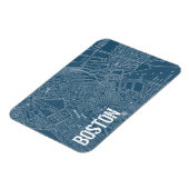 Grafische kaart van Boston Magneet (Linkerzijde)