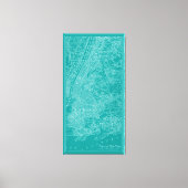 Grafische kaart van New York Canvas Afdruk (Voorkant)