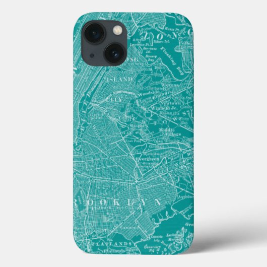 Grafische kaart van New York Case-Mate iPhone Case (Achterkant)