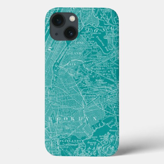 Grafische kaart van New York Case-Mate iPhone Case (Achterkant)