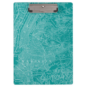 Grafische kaart van New York Klembord
