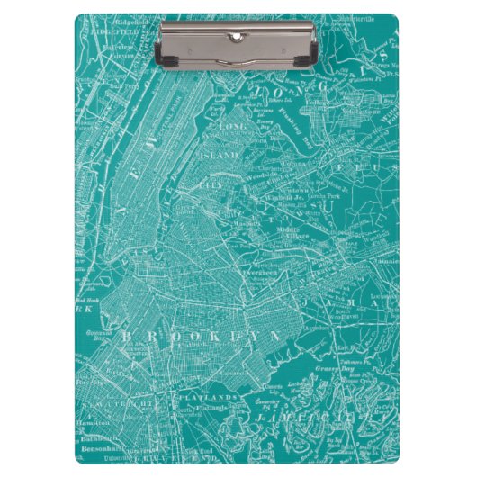 Grafische kaart van New York Klembord (Voorkant)