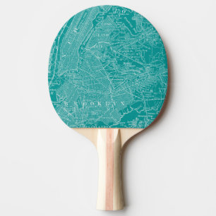 Grafische kaart van New York Tafeltennisbatje