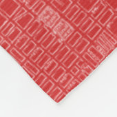 Grafische kaart van San Francisco Fleece Deken (Hoek)