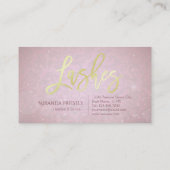 Grafische korting Coupon Makeup Beauty Salon Pink  (Achterkant)