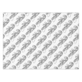 grafische kreeft tafelkleed (Voorkant (Horizontaal))