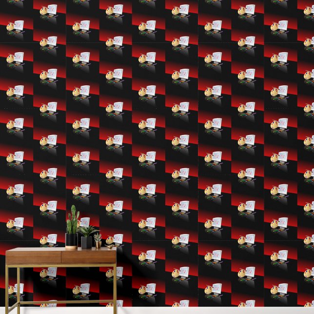 Grafische kunst behang (Hal)
