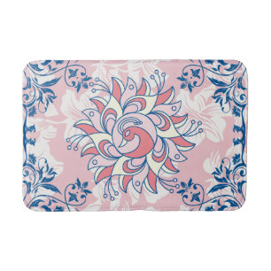 Grafische kunst, helder leven badmat