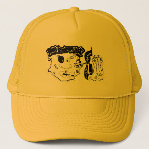 Grafische kunst in elkaar slaan trucker pet