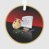 Grafische kunst ornament (achterkant)