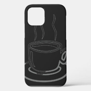 Grafische kunst van de Koffiebeker iPhone 12 Pro Hoesje