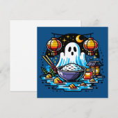 Grafische kunst van het Hongerige Geesten Festival Kaart (Voorkant / Achterkant)