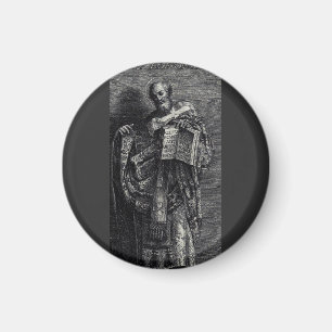 Grafische kunst van Sint-Athanasius van Alexandrië Magneet