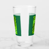 Grafische kunst van Tennis Player Glas (Links)