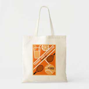 Grafische kunst van Tennis Player Tote Bag