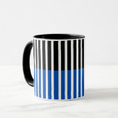 Grafische lijnen mok (Voorkant links)