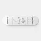 Grafische lizzard skateboard (Horizontaal)