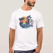 Grafische Mountainbiker T-shirt voor MTB-fietsen