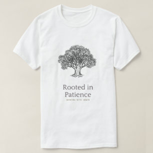 Grafische Natuur boomwortels T-shirt