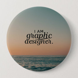 Grafische ontwerper ronde button 4,0 cm