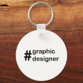 Grafische ontwerper sleutelhanger (Achterkant)