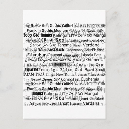 Grafische ontwerpers dromen briefkaart (Voorkant)