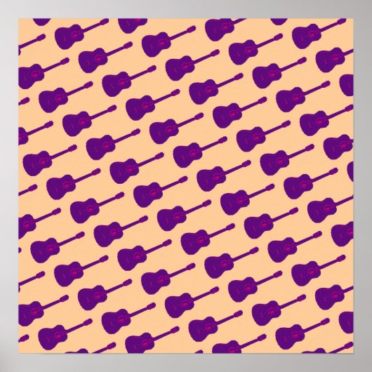 grafische paars poster (Voorkant)