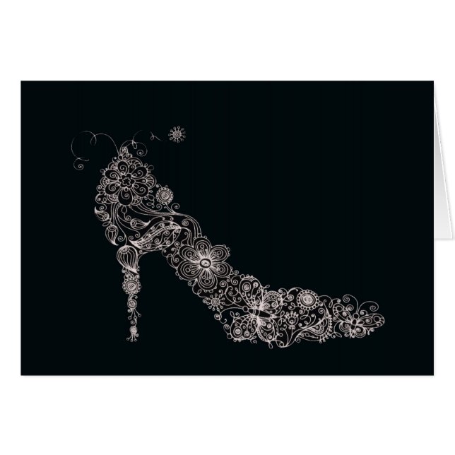 Grafische schoen ~ Card (Voorkant Horizontaal)