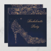 Grafische schoen ~ uitnodigingen (Voorkant / Achterkant)