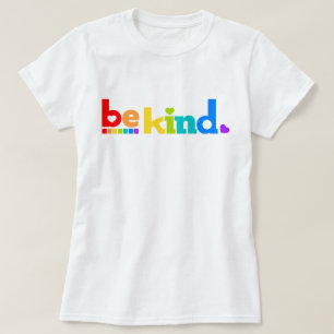 Grafische slogan voor regenboogkleuren t-shirt