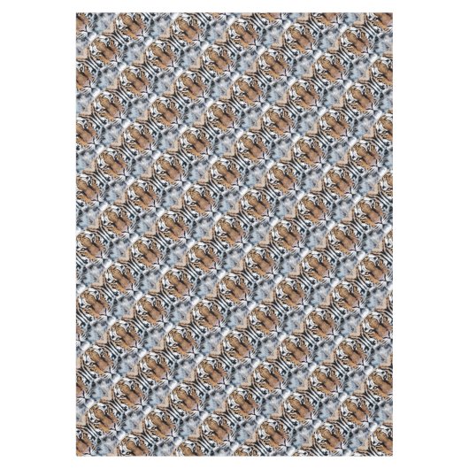 Grafische stijl Tiger Portret Tafelkleed (Voorkant)