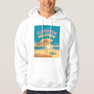 Grafische Strandzonsondergang Vakantiestemming Hoodie