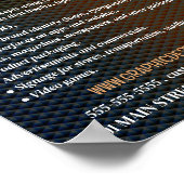 Grafische structuur, grafische vormgever Advertere Poster (Hoek)