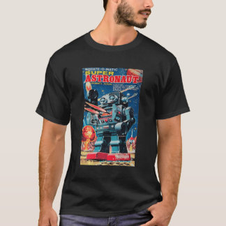 Grafische Super Astronaut Robot Retro Old Ja T-shirt