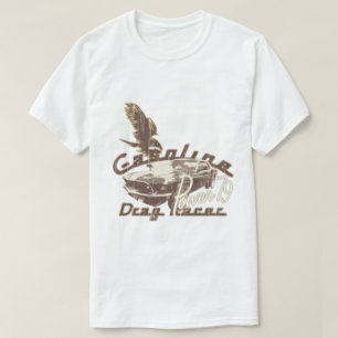 Grafische T-shirt met benzine aangedreven klassiek