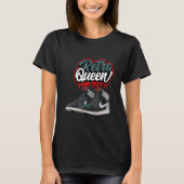 Grafische T - shirts Retro Queen Sneaker Match 1 E (Voorkant)