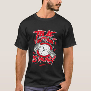 Grafische T-shirts Time Is Money Sneaker Match 4 R